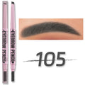 2 in1 Eyebrow pencil professional Cosmetics makeup for women 5 Colors Waterproof Eyebrow Tattoo brush Long Lasting eyebrow pen