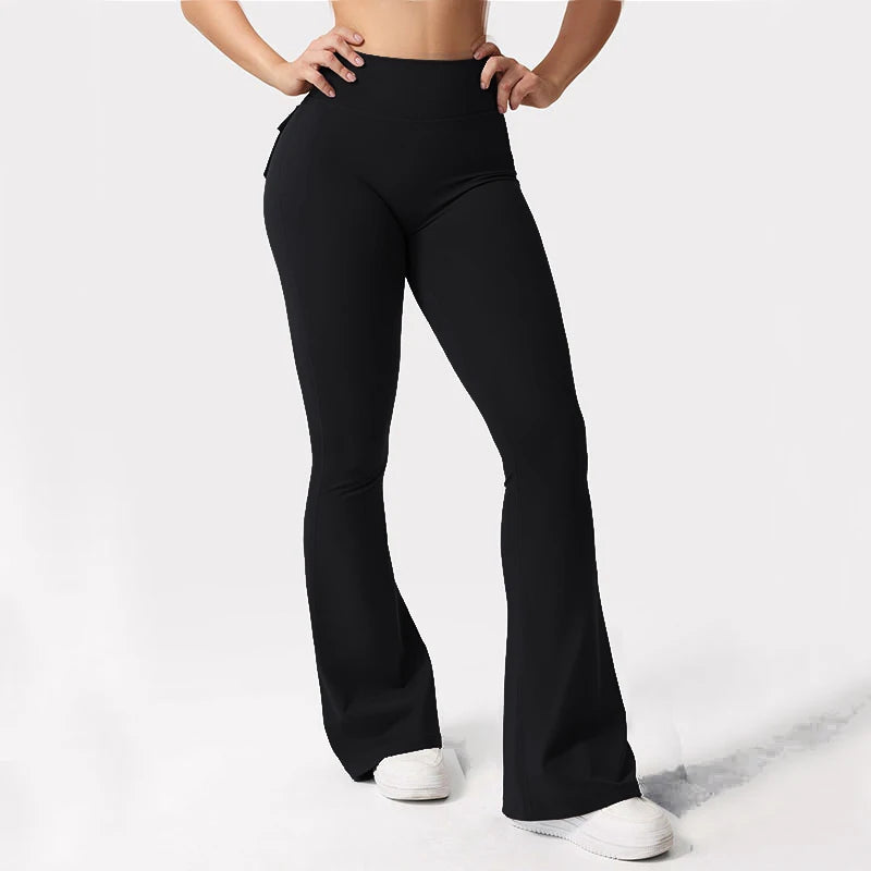AuraGlide High-Stretch Yoga Flares