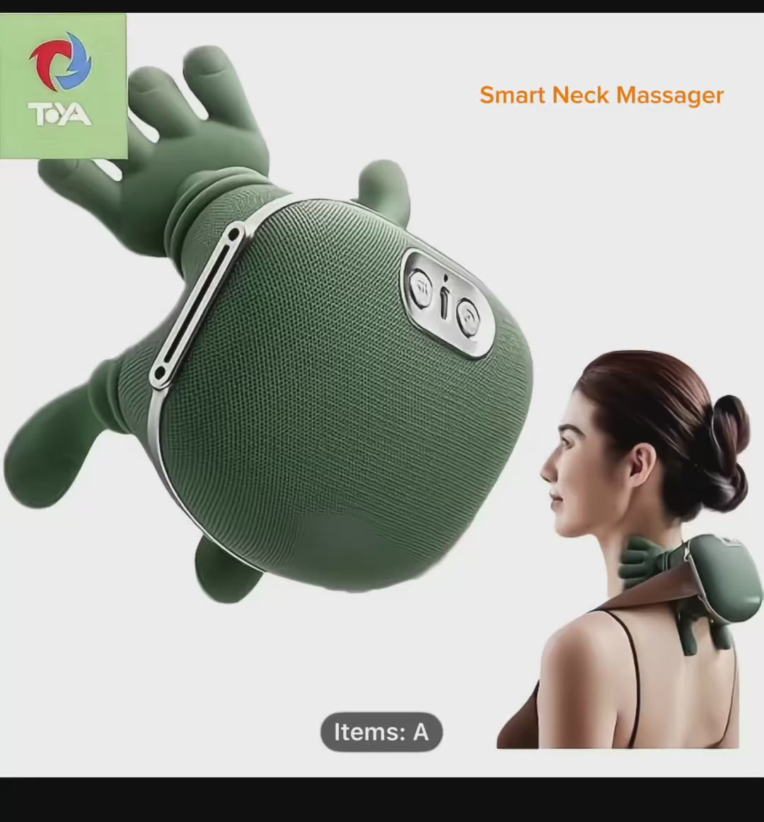 Hot Selling Biomimetic Massager Electric 4D Kneading Massage Simulates Human Hands Relieves Pain and Relaxes Muscles